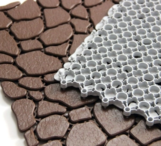 Прочное дренажное покрытие AQUA STONE для влажных зон 1