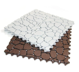 Прочное дренажное покрытие AQUA STONE для влажных зон 2