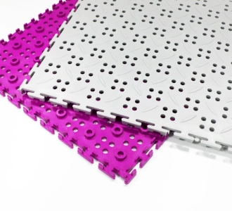 Дренажное прочное ПВХ покрытие Canal для влажных зон 16