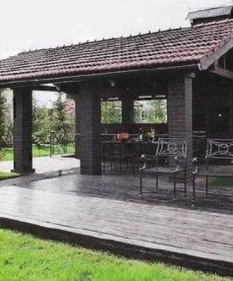 Беседки из древесно-полимерных композитов
