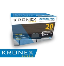 Резиновые подкладки под лаги KRONEX 80х60х4мм (упак. 20 шт)