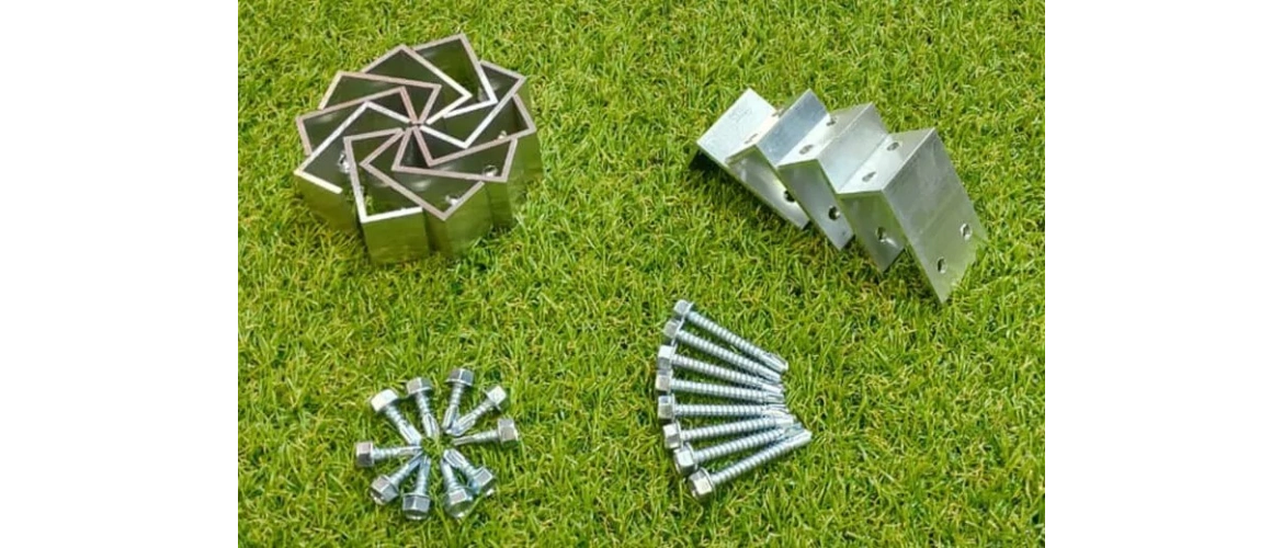 Крепеж для ограждений из ДПК