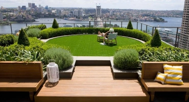 Услуги по монтажу эксплуатируемой кровли