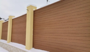 Монтаж забора из ДПК в Минске и области