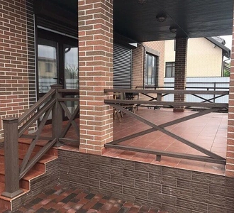 Ограждения из ДПК для террасы Бастион купить в Минске 11