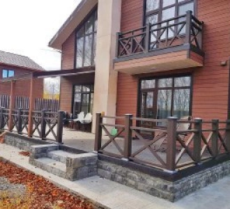 Ограждения из ДПК для террасы Бастион купить в Минске 13