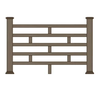 Ограждение из древесно-полимерного композита Брик купить в Минске