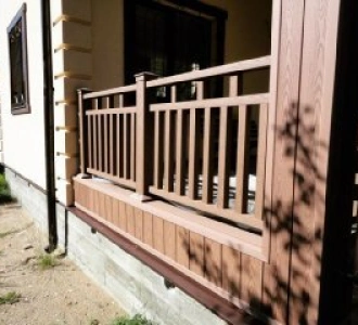 Ограждения из ДПК для террасы Грид купить в Минске 8