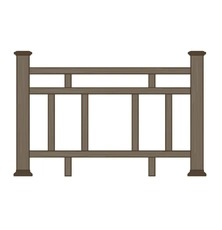 Ограждения из ДПК для террасы Орфорд купить в Минске