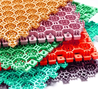 Optima Duos 16 мм — усиленная версия грязезащитного модульного покрытия 1