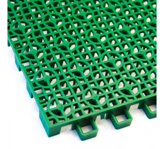 Модульное уличное спортивное покрытие Клевер-Спорт 335×335